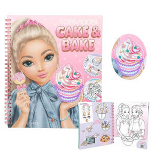 Arts Crafts: TOPModel Colouring Book - Cake & Bake