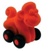 Baby Toddler: Rubbabu Sensory Medium Aniwheelie Monkey