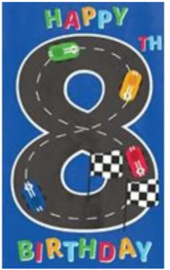 Birthday Card - Age 8