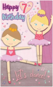 Birthday Cards Wrapping: Birthday Card - Age 7