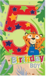 Birthday Card - Age 5