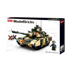 Building Sets: Sluban Model Bricks Battle Tank