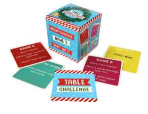 Games: Christmas Table Challenge Party Games
