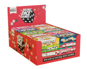 Games: Professor Puzzle Mini Dice Games - Assortment