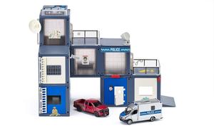 Role Play: SIKU 5510 World Police Station with Lights & Sounds