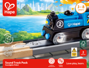 Wooden Toys: Hape Sound Train Track
