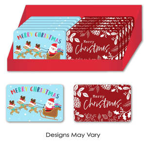 Clearance: Gift Voucher Christmas Tins (Assortment)