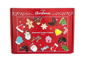 All Things Christmas: Christmas Assorted Cookie Cutters (15pc)