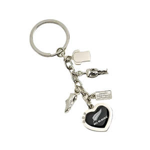 Back To School: All Blacks Charm Key Ring