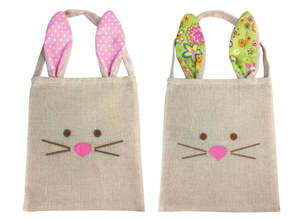 Easter Canvas Tote Bag with Ears (Assortment)