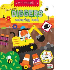 Arts Crafts: My Favourite Trucks & Diggers Colouring Book