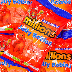 English Treats: Iron Brew Jelly Babies 200g