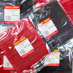 Black: Licorice Sheets (Pack of 2)