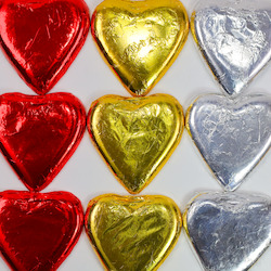 Gold: Chocolate Medium Hearts