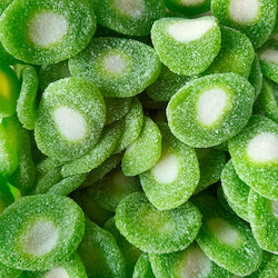 Green Lollies: Sour Kiwi Slices