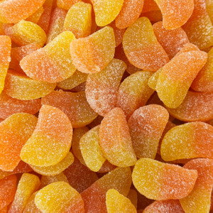 Orange Lollies: Tangy Tangerine Slices 300g