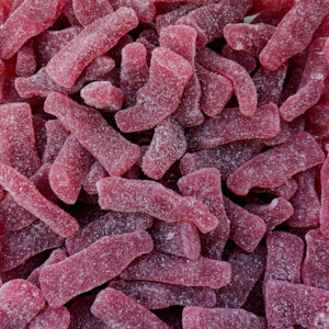 Purple: Tangy Raspberry Bottles 350g