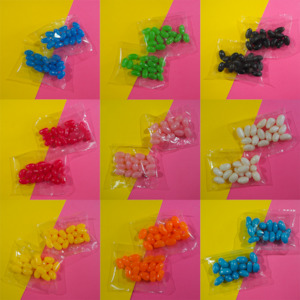 Single Colour Lollies: Jelly Beans Single Colour (Promo Bags) approx 15's