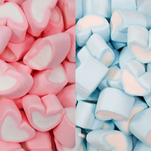 Marshmallow And Fondant: Marshmallow Hearts 200g