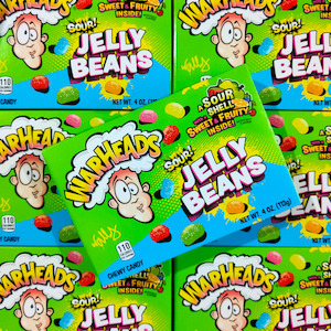 Warheads Sour Jelly Beans 113g
