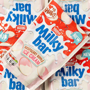 Valentines Day: Nestle Milky Bar Buttons Raspberry Ripple Ice Cream 86g