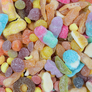 Manufacturers Clearance Lollies: Sour Mix Seconds 500g