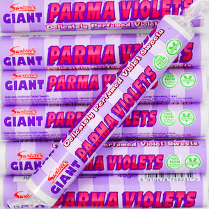 School Holiday Treats: Swizzels Parma Violets Roll 40g