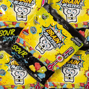 Sour Lollies: Brain Blasterz Sour Boltz 100g