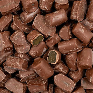 Nz Made Lollies: Chocolate Coated Licorice Bites 150g