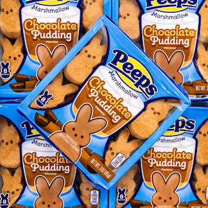 Peeps Marshmallow Bunnies Chocolate Pudding 8 Pack