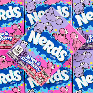 American: Nerds Strawberry & Grape Small Theatre Box 46g