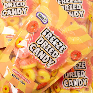 Freeze Dried Peach Rings 50g