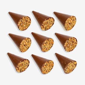 Milk Chocolate: Hazelnut Cone Milk (Single Chocolate)
