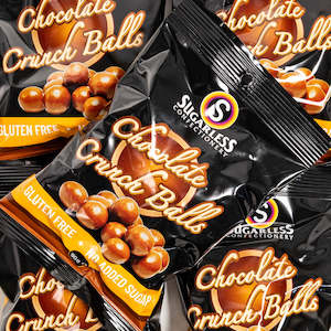 Milk Chocolate: Sugarless Chocolate Crunch Balls