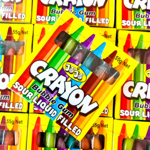 Crayon Bubble Gum 55g