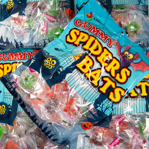 Halloween: Gummy Spiders & Bats 250g