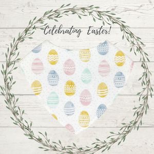 Featured: Pastel Eggs Dribble Bib