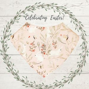 Featured: Bunnies & Butterflies Dribble Bib