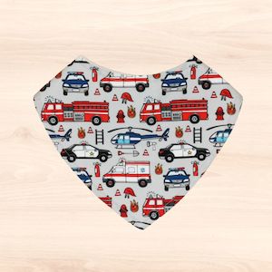 Emergency Vehicles Dribble Bib