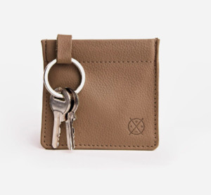 Products: Key Pouch Oak made from ethical eco tanned leather by Stitch & Hide