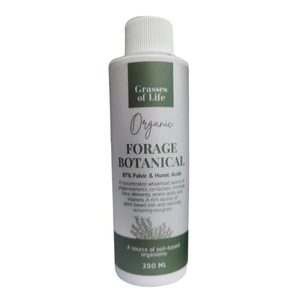 Products: Forage Botanical with 87% Fulvic/Humic Acids and Iron 250ml