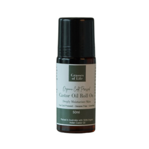 Products: Organic Castor Oil Roll On 50ml (Refillable/Reusable)
