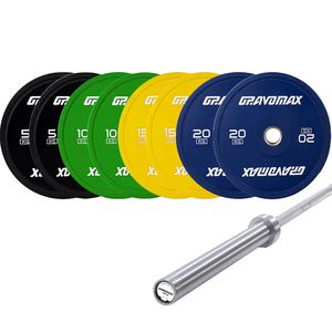 Products: Barbell Set 100kg Weight Plates and 20kg Bar GravoMax NZ