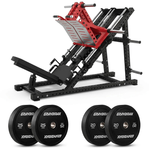 Products: Commercial Leg Press Machine Package with 90kg Plates