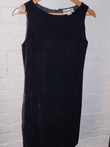 90s Velvet Shift Dress