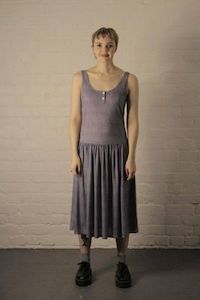 80s Drop-Waist Dress