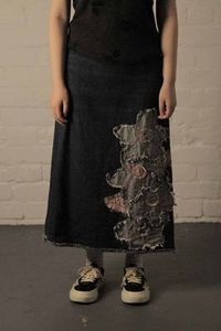 Y2K Denim Midi