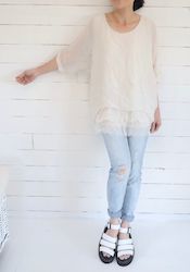 Made in Italy Lavinia Silk Top