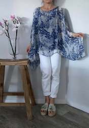 Tops: Made in Italy Venezia Silk Top