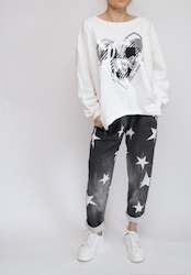 Pants: Made in Italy Star Jeggings